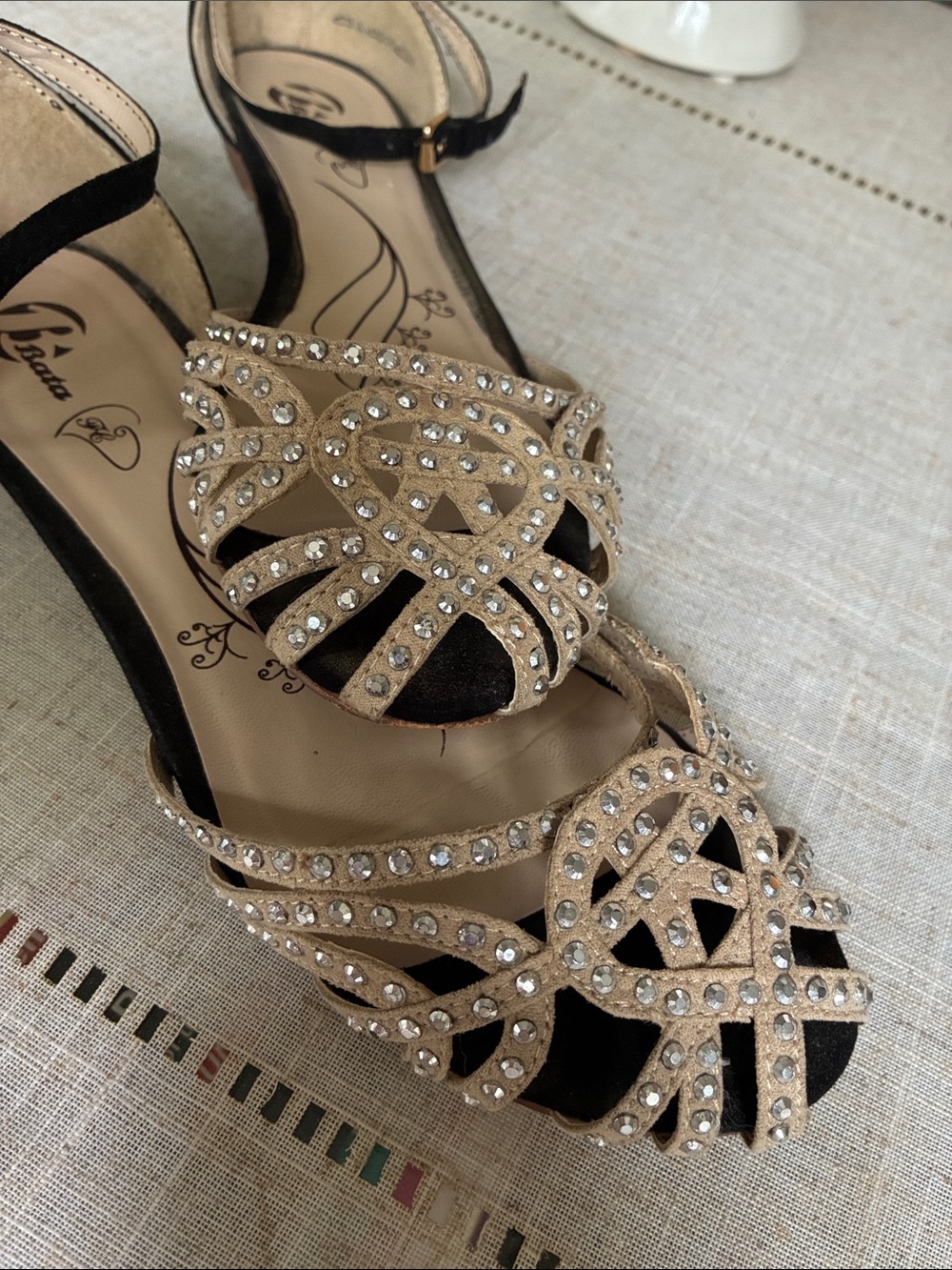 Sandals….purchased and worn in Venice, Italy! internationally known brand….